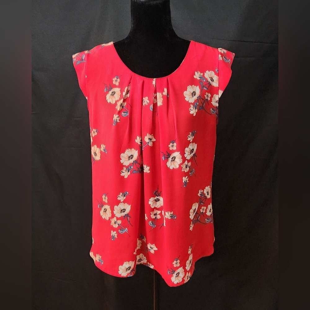 Twine & String Reversible Floral Blouse Size L